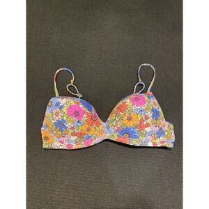 New Raisine Alter'd State Push Up Floral Bikini Size Large